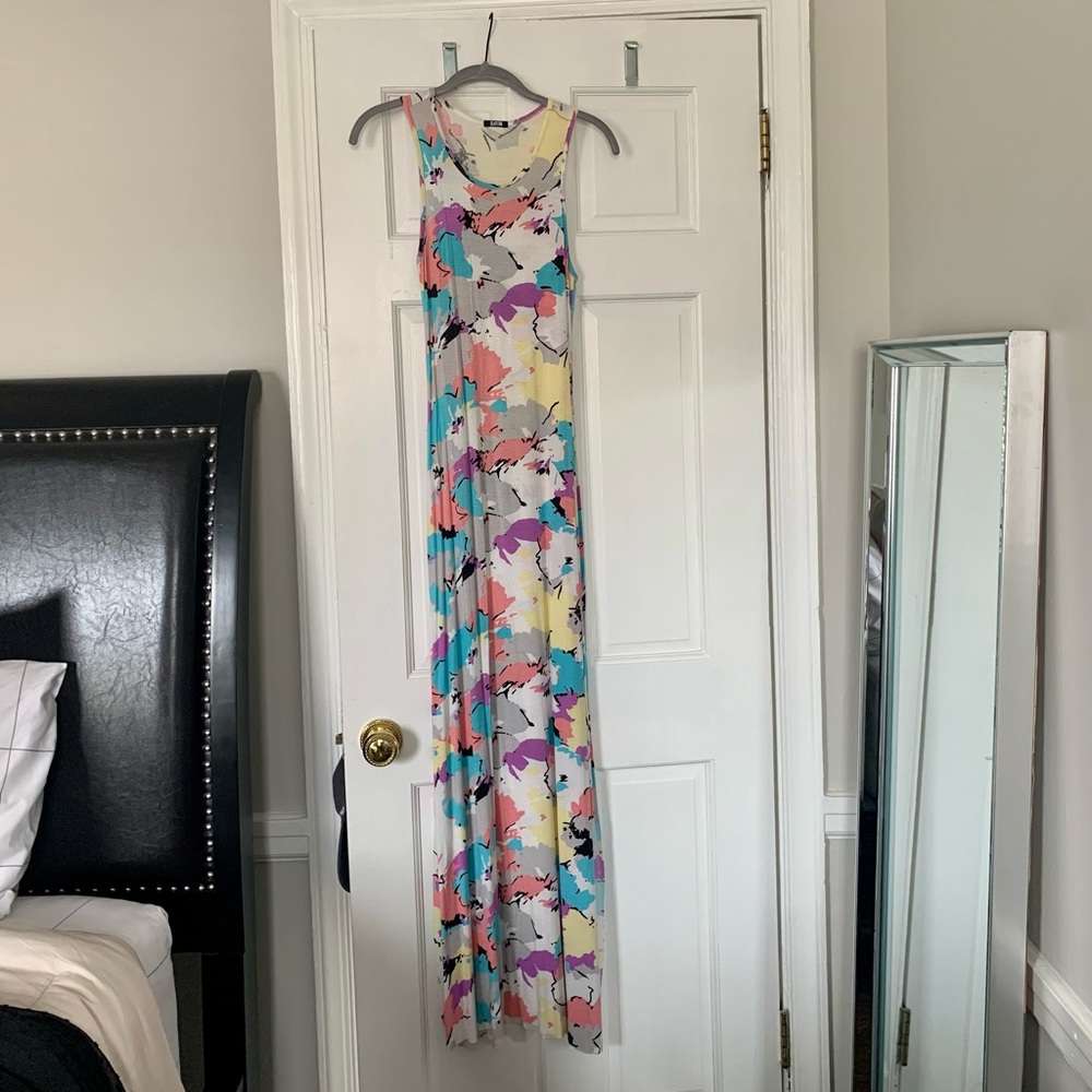 Pastel colored Maxi Dress